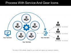 Process With Service And Gear Icons