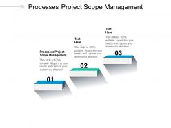Processes project scope management ppt powerpoint presentation gallery layout ideas cpb