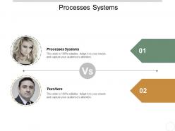 Processes systems ppt powerpoint presentation icon show cpb