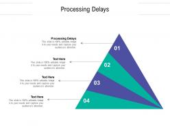 Processing delays ppt powerpoint presentation professional maker cpb