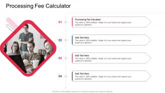 Processing Fee Calculator In Powerpoint And Google Slides Cpb