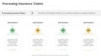 Processing Insurance Claims In Powerpoint And Google Slides Cpb