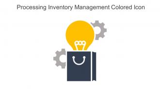 Processing Inventory Management Colored Icon In Powerpoint Pptx Png And Editable Eps Format