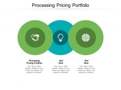 Processing pricing portfolio ppt powerpoint presentation styles clipart images cpb