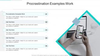 Procrastination Examples Work In Powerpoint And Google Slides Cpb