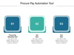 Procure pay automation tool ppt powerpoint presentation infographic template shapes cpb