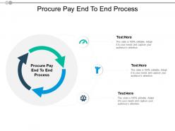 Procure pay end to end process ppt powerpoint presentation show guide cpb