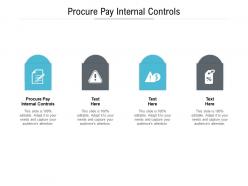 Procure pay internal controls ppt powerpoint presentation show background images cpb