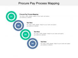 Procure pay process mapping ppt powerpoint presentation layouts themes cpb