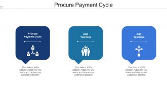 Procure Payment Cycle Ppt Powerpoint Presentation Portfolio Objects Cpb