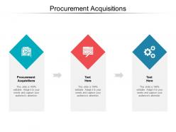 Procurement acquisitions ppt powerpoint presentation icon graphics example cpb