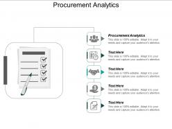 Procurement analytics ppt powerpoint presentation icon introduction cpb