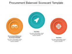 Procurement balanced scorecard template ppt powerpoint presentation professional layout cpb