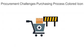 Procurement Challenges Purchasing Process Colored Icon In Powerpoint Pptx Png And Editable Eps Format