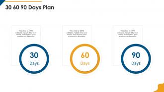 Procurement company profile 30 60 90 days plan ppt show graphics design