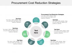Procurement cost reduction strategies ppt powerpoint presentation summary background cpb
