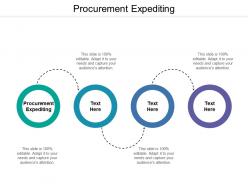 Procurement expediting ppt powerpoint presentation pictures background image cpb