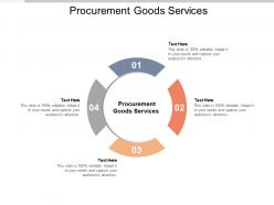 Procurement goods services ppt powerpoint presentation file graphics example cpb