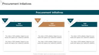Procurement Initiatives In Powerpoint And Google Slides Cpb