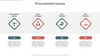 Procurement Issues In Powerpoint And Google Slides Cpb