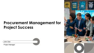 Procurement Management For Project Success PPT Example AT