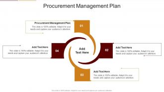 Procurement Management Plan In Powerpoint And Google Slides Cpb