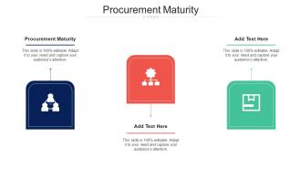 Procurement Maturity Ppt Powerpoint Presentation Infographic Template Cpb