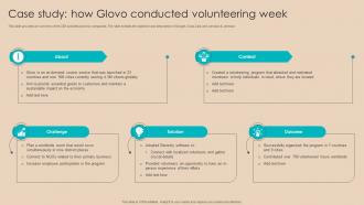 Procurement Negotiation Strategies Case Study How Glovo Conducted Volunteering Week Strategy SS V