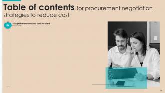 Procurement Negotiation Strategies to Reduce Cost Strategy CD V Researched Designed
