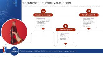 Procurement Of Pepsi Value Chain