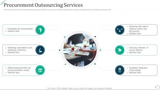Procurement outsourcing services strategic procurement planning