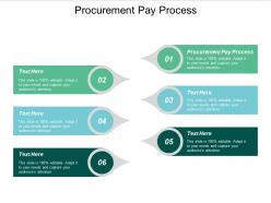 Procurement pay process ppt powerpoint presentation icon background designs cpb