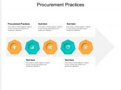 Procurement practices ppt powerpoint presentation gallery visuals cpb