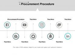 Procurement procedure ppt powerpoint presentation professional background cpb