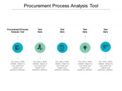 Procurement process analysis tool ppt powerpoint presentation portfolio cpb