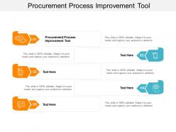 Procurement process improvement tool ppt powerpoint presentation icon graphics design cpb