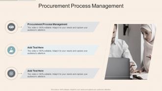 Procurement Process Management In Powerpoint And Google Slides Cpb