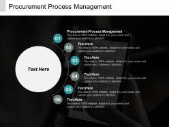 Procurement process management ppt powerpoint presentation icon styles cpb