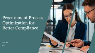 Procurement Process Optimization For Better Compliance PPT Example AT