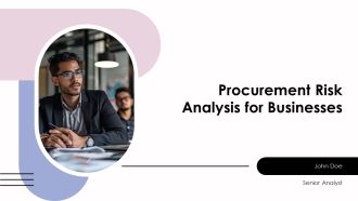 Procurement Risk Analysis For Businesses PPT Structure AT