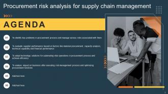 Procurement Risk Analysis For Supply Chain Management Powerpoint Presentation Slides Slides Idea