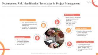Procurement Risk Identification Techniques In Project Management