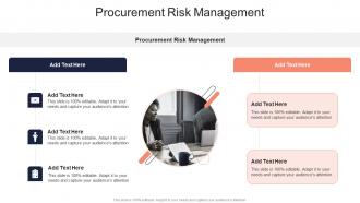 Procurement Risk Management In Powerpoint And Google Slides Cpb