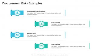 Procurement Risks Examples In Powerpoint And Google Slides Cpb