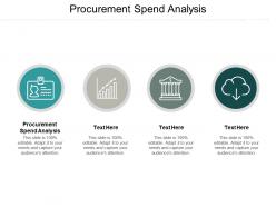 Procurement spend analysis ppt powerpoint presentation model clipart images cpb