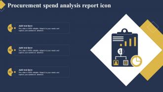 Procurement Spend Analysis Report Icon