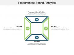 Procurement spend analytics ppt powerpoint presentation inspiration master slide cpb