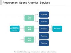 Procurement spend analytics services ppt powerpoint presentation icon picture cpb