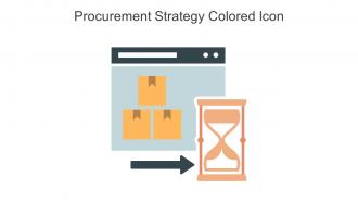 Procurement Strategy Colored Icon In Powerpoint Pptx Png And Editable Eps Format