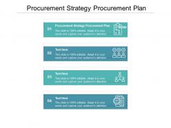 Procurement strategy procurement plan ppt powerpoint presentation layouts graphics cpb